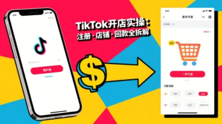 TikTok从开店到投流的进阶课,从基础实操到高阶技巧一网打尽-志拓网创