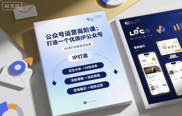 公众号运营高阶课,打造一个优质IP公众号-志拓网创