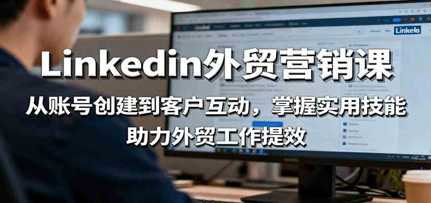 LinkedIn外贸营销课:从账号创建到客户互动,掌握实用技能,助力外贸工作提效-志拓网创