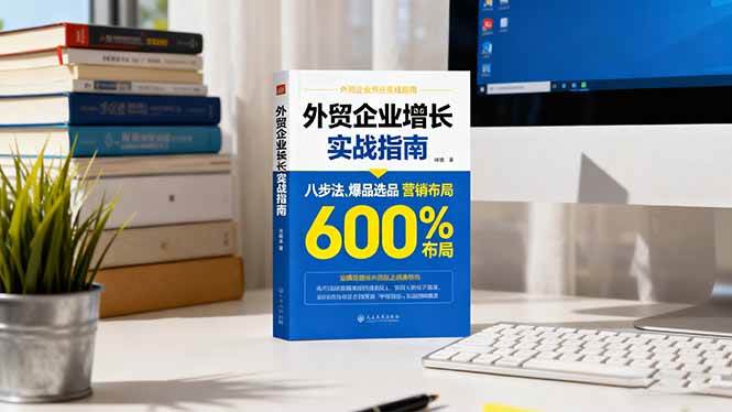 (16296期)外贸企业增长实战指南,八步法、爆品选品、营销布局,业绩增长300%
