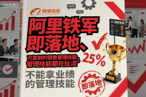 阿里铁军即落地、可复制的销售管理技能,不能拿业绩的管理技能都在扯淡-志拓网创