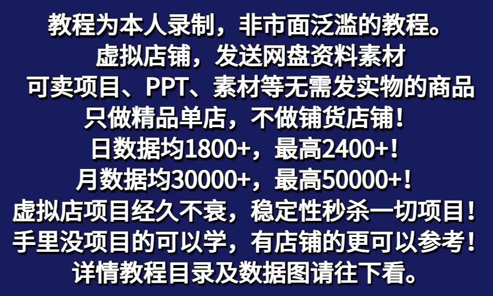 图片[2]-拼多多虚拟电商训练营月入40000+你也行，暴利稳定长久，副业首选-志拓网创