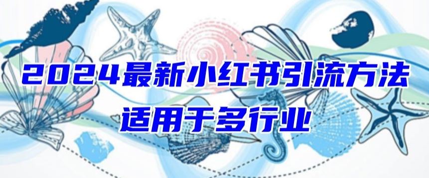 2024最新小红书引流，适用于任何行业，小白也可以轻松的打粉【揭秘】-志拓网创