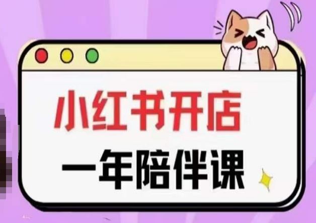 三九小红书开店一年陪伴课(更新)，从0到1玩赚小红书开店-志拓网创