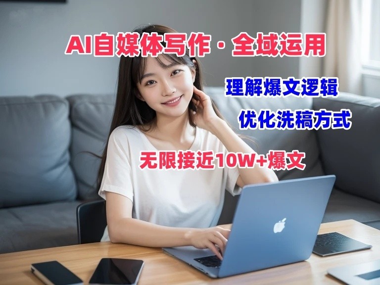 AI自媒体写作 → 价值变现，剖析爆文逻辑，无限接近10W+爆文体验课-志拓网创