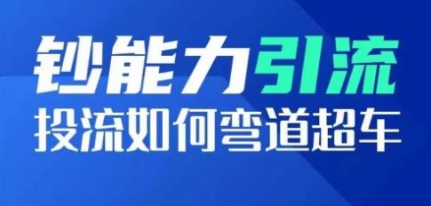 钞能力引流：投流如何弯道超车，投流系数及增长方法，创造爆款短视频-志拓网创