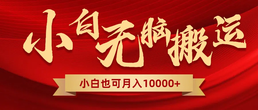 （8412期）无脑搬运视频，全新平台独占玩法，一个账号每天1000+，多账号轻松扩张！-志拓网创