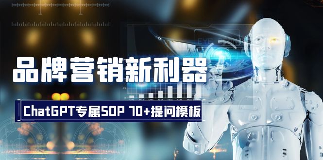 （8403期）品牌营销新利器：ChatGPT专属SOP，70+提问模板-志拓网创