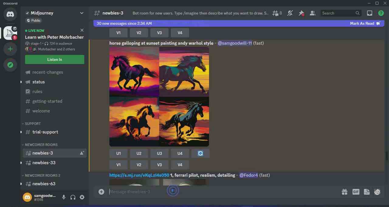 图片[6]-（9643期）Midjourney AI人工智能艺术图片从入门到高级创作教程-34节课-中英字幕-志拓网创