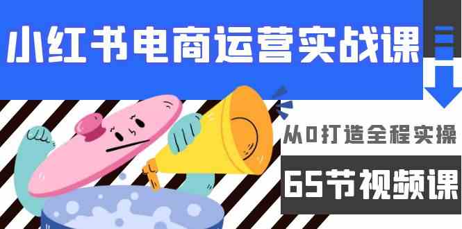 （9724期）小红书电商运营实战课，​从0打造全程实操（65节视频课）-志拓网创