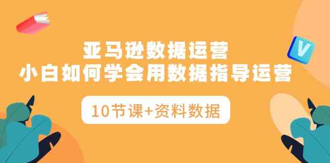 （10158期）亚马逊数据运营，小白如何学会用数据指导运营（10节课+资料数据）-志拓网创
