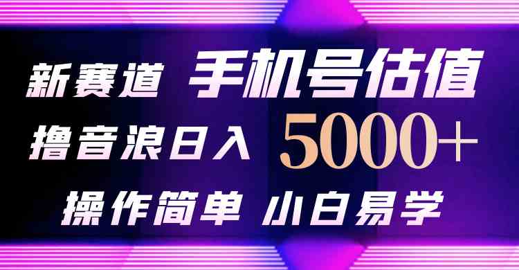 （10154期）抖音不出境直播【手机号估值】最新撸音浪，日入5000+，简单易学，适合…-志拓网创