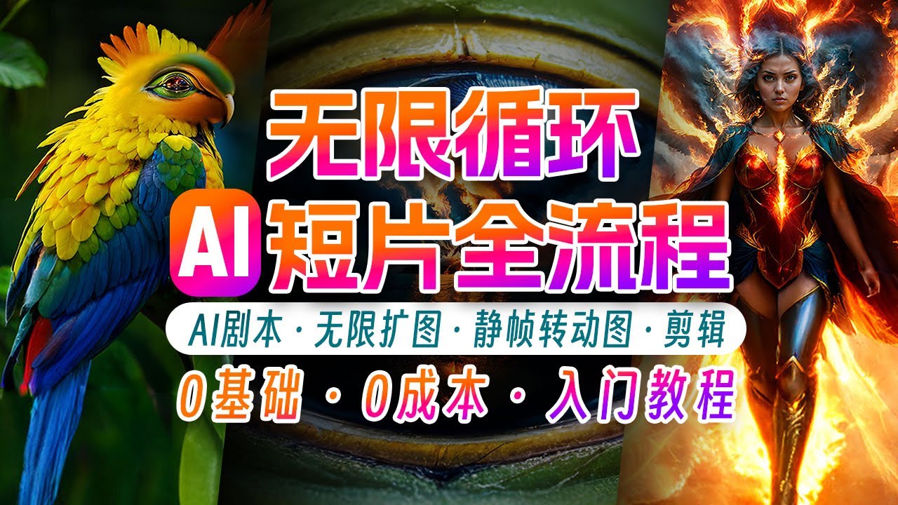 AI剪辑无限循环画面：新手轻松月入上万-志拓网创