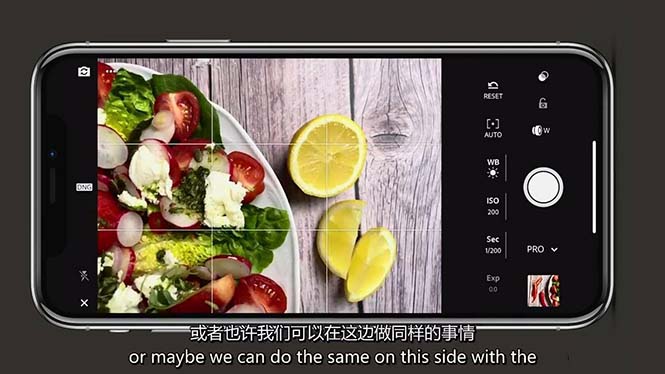 （11073期）iPhone 美食摄影-掌握美食摄影造型-构图和编辑艺术-21节课-中英字幕-志拓网创