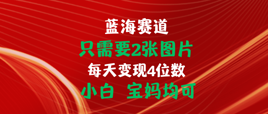 （11047期）只需要2张图片 每天变现4位数 小白 宝妈均可-志拓网创
