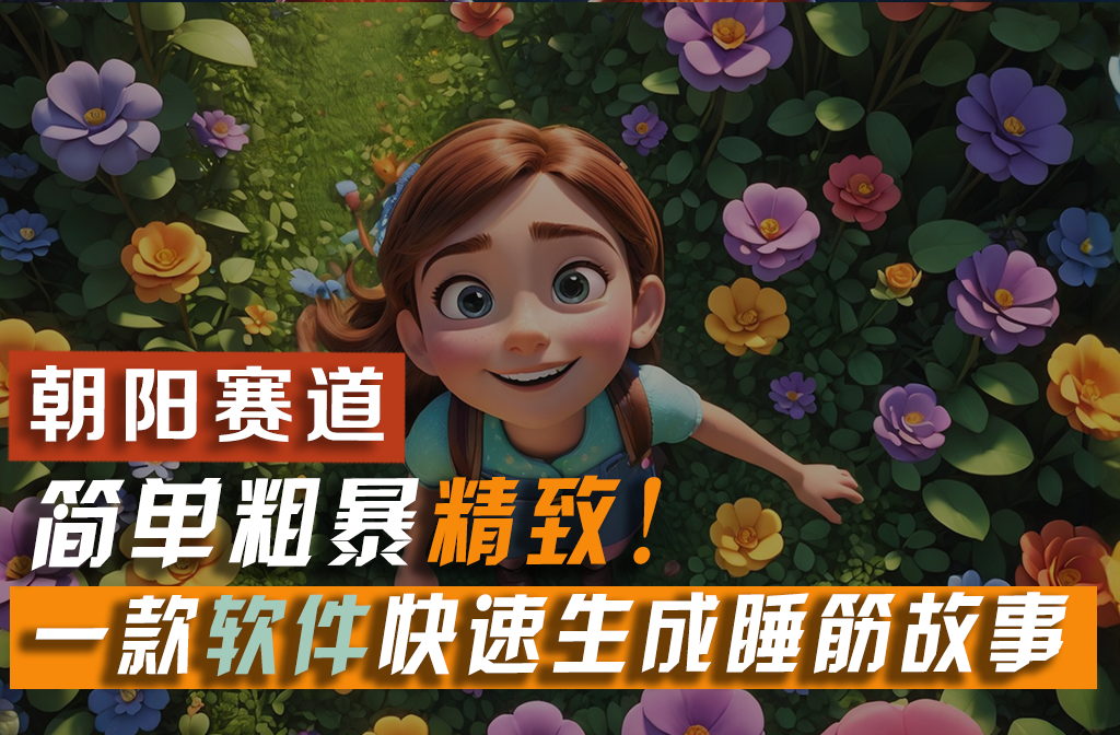 （11405期）利用一款软件5分钟一条爆款睡筋故事，简单粗暴精致！小白月入2w+-志拓网创