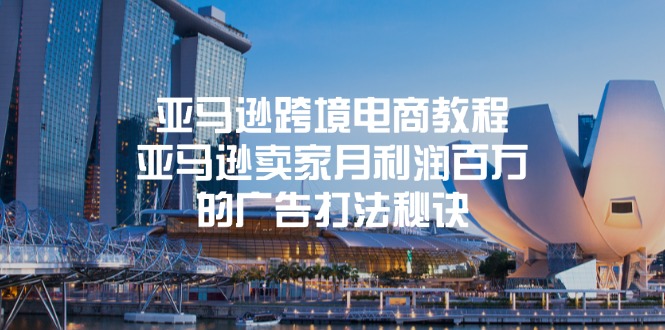 （11453期）亚马逊跨境电商教程：亚马逊卖家月利润百万的广告打法秘诀-志拓网创