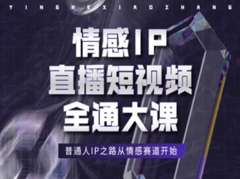 情感IP直播短视频全通大课，普通人IP之路从情感赛道开始-志拓网创