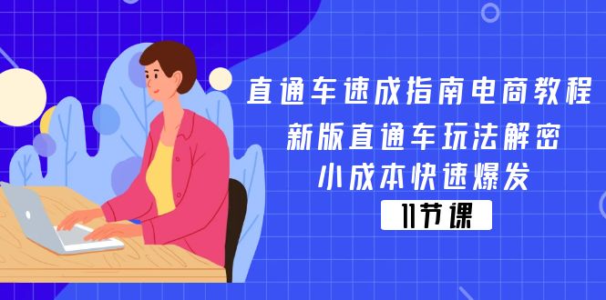（11537期）直通车 速成指南电商教程：新版直通车玩法解密，小成本快速爆发（11节）-志拓网创