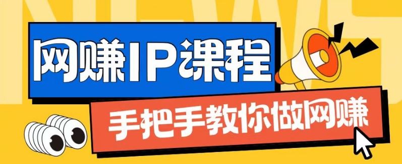 ip合伙人打造1.0，从0到1教你做网创，实现月入过万【揭秘】-志拓网创