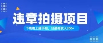 （11698期）随手拍也能赚钱？对的日入300+-志拓网创