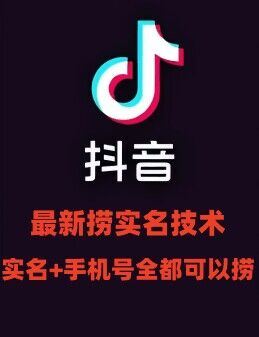 最新技术抖音捞实名+捞手机号技术，抖音直播封禁释放十名/手机号，直接替换出来!-志拓网创