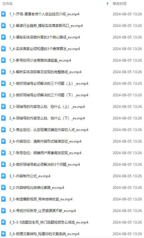 图片[2]-（11991期）实体店老板获客特训营：认知、定位、文案、矩阵、直播、AI等（72节）-志拓网创