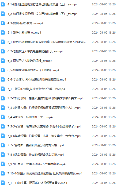 图片[3]-（11991期）实体店老板获客特训营：认知、定位、文案、矩阵、直播、AI等（72节）-志拓网创