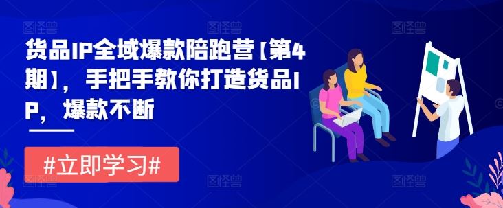 货品IP全域爆款陪跑营【第4期】，手把手教你打造货品IP，爆款不断-志拓网创