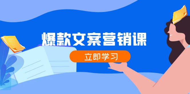 爆款文案营销课：公域转私域，涨粉成交一网打尽，各行业人士必备-志拓网创