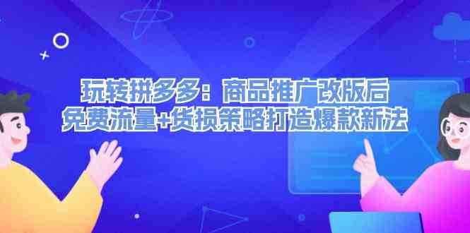 玩转拼多多：商品推广改版后免费流量+货损策略打造爆款新法-志拓网创