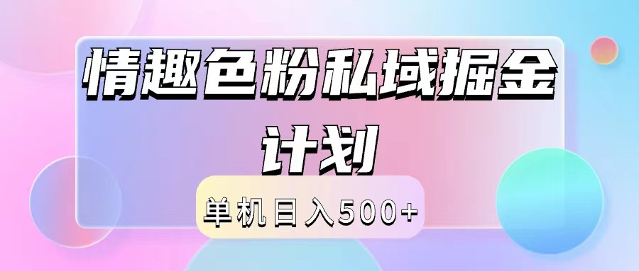 2024情趣色粉私域掘金天花板日入500+后端自动化掘金-志拓网创