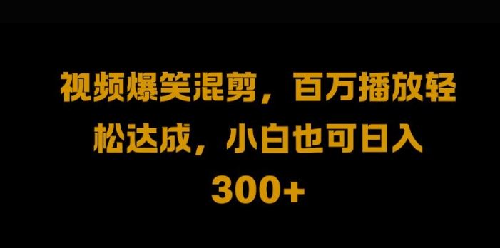 视频号零门槛，爆火视频搬运后二次剪辑，轻松达成日入1k【揭秘】-志拓网创