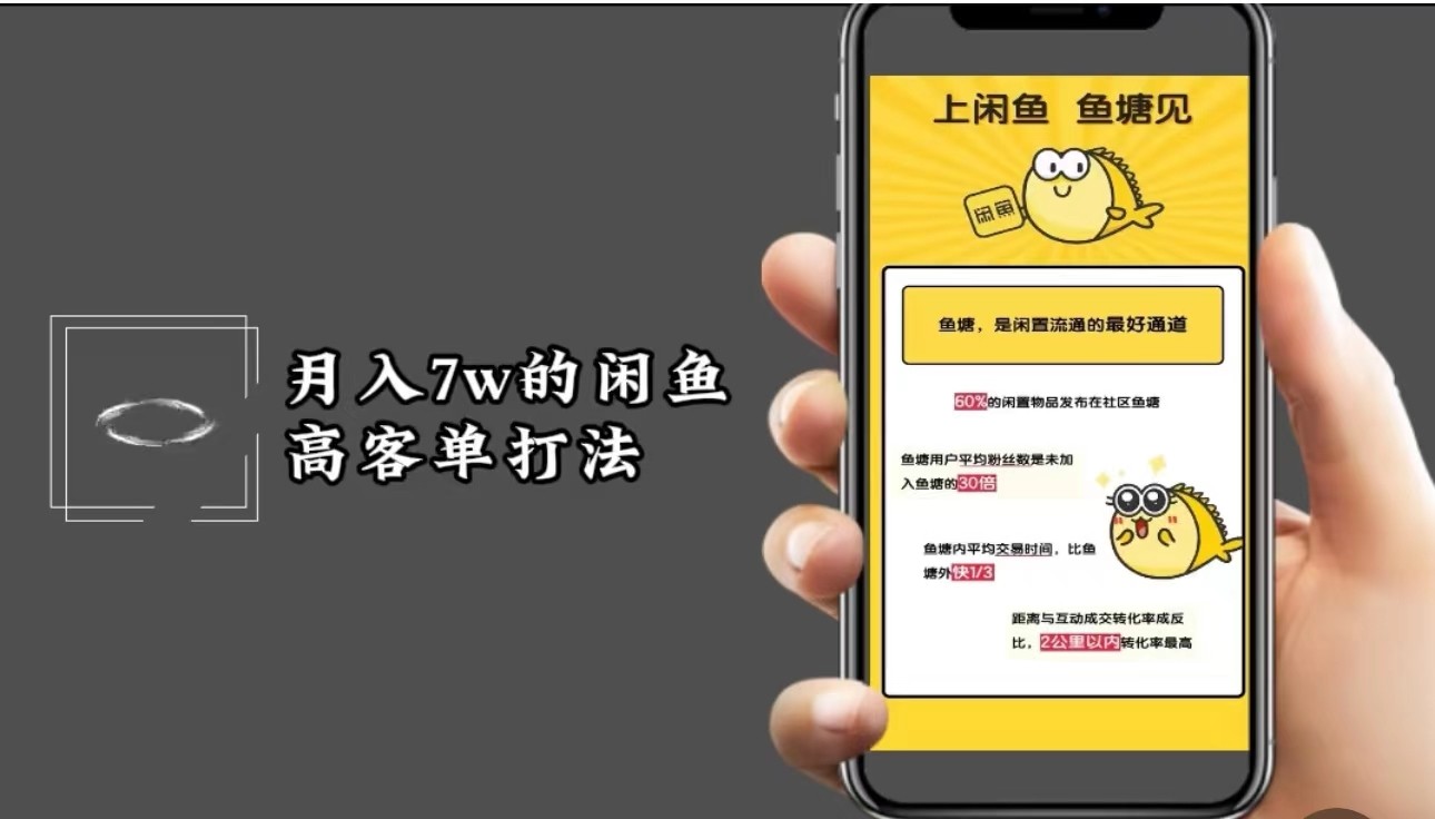 月入7w闲鱼高客单玩法，精细化运营，二手电商保姆级教程-志拓网创