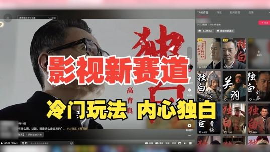 最新影视解说玩法，人物独白，30天涨粉24万+，全流程拆解【揭秘】-志拓网创