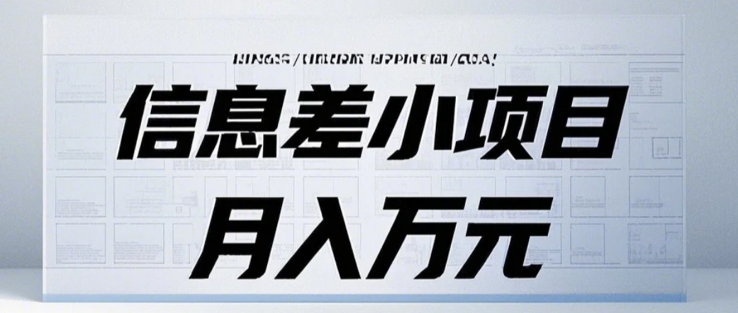 信息差小项目：国内外视频代下载，项目操作简单零成本零门槛月入过万-志拓网创