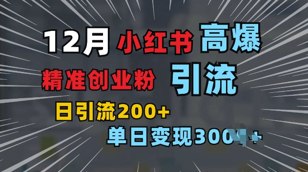 小红书一张图片“引爆”创业粉，单日+200+精准创业粉 可筛选付费意识创业粉【揭秘】-志拓网创