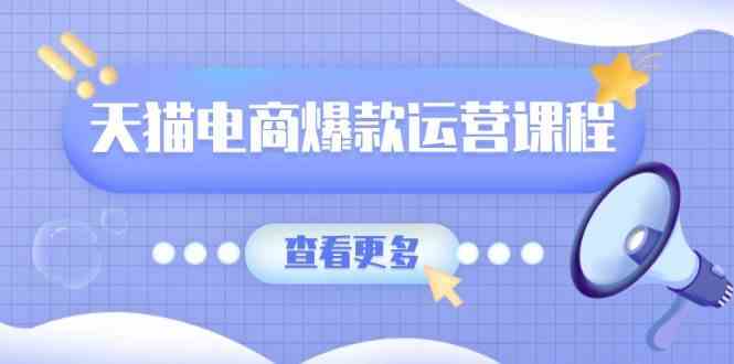 天猫电商爆款运营课程，爆款卖点提炼与流量实操，多套模型全面学习-志拓网创