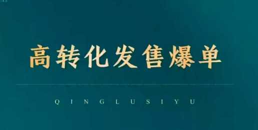 高转化发售爆单，引爆私域成交，打破运营全链-志拓网创