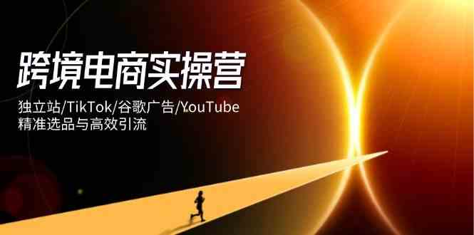 跨境电商实操营：独立站/TikTok/谷歌广告/YouTube，精准选品与高效引流-志拓网创