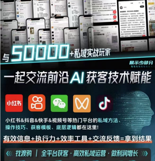 （14743期）【渡鸦科技社】内部学习资料，私域流量入门指南-志拓网创