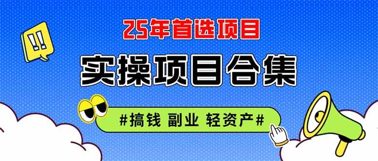 （14767期）2025实操项目合集 挂机类型 直播类型 轻资产创业类型 课程分享各项目介…-志拓网创