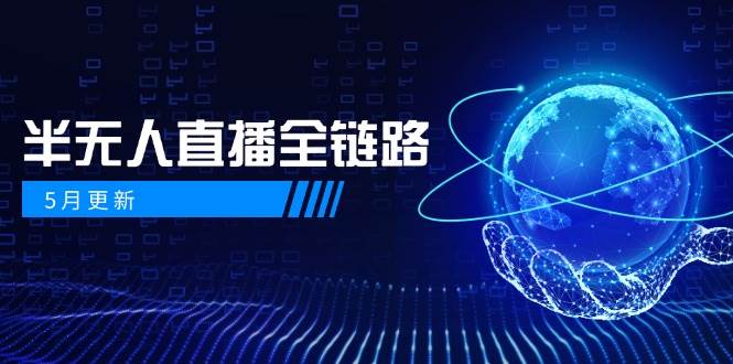 （14787期）5月更新-半无人直播全链路：AI数字人+千川截流实战，女装选品与防违规…-志拓网创