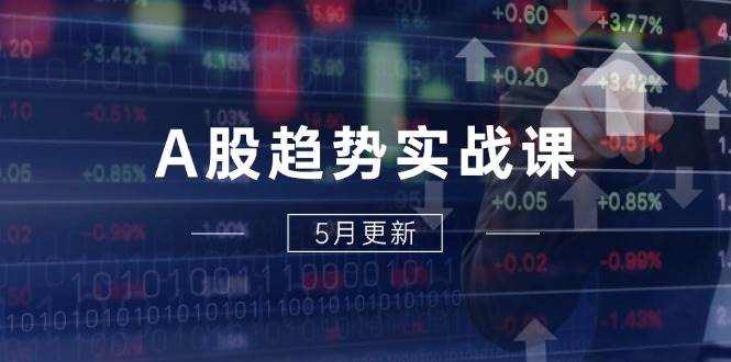 （14808期）A股趋势实战课：主力动向+政策红利，2025全年策略5月更新-志拓网创