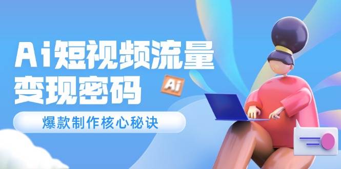 Ai短视频流量密码，爆款制作核心秘诀，120万案例深度解析-志拓网创