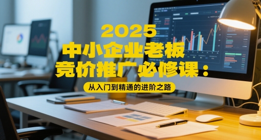 2025中小企业老板竞价推广必修课：从入门到精通的进阶之路-志拓网创