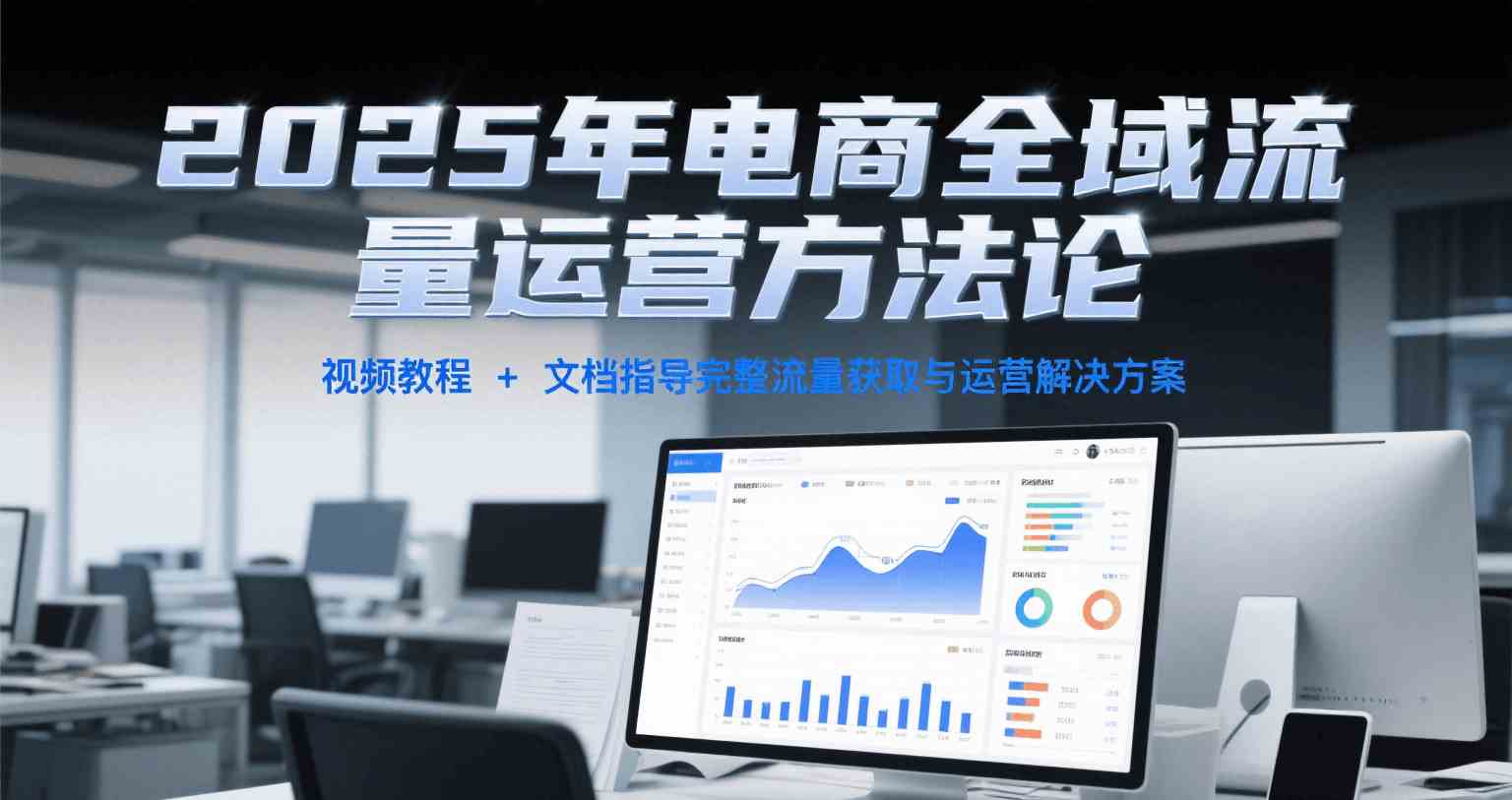 2025年电商全域流量运营方法论，视频教程+文档指导完整流量获取与运营解决方案-志拓网创