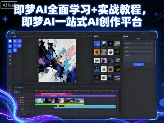 即梦AI全面学习+实战教程，即梦AI一站式AI创作平台-志拓网创