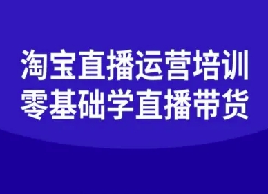淘宝直播运营培训-零基础学会直播卖货-志拓网创